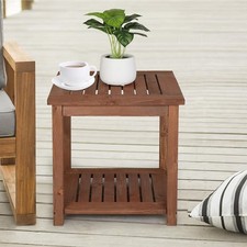 Side Table Solid Wood Indoor