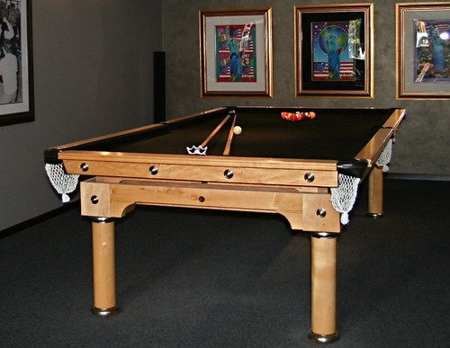 Table top pool with - top,
