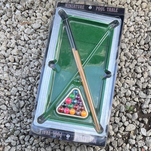 Miniature pool game table - miniature,