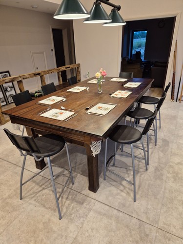 8ft dark oak - 8ft, dinning