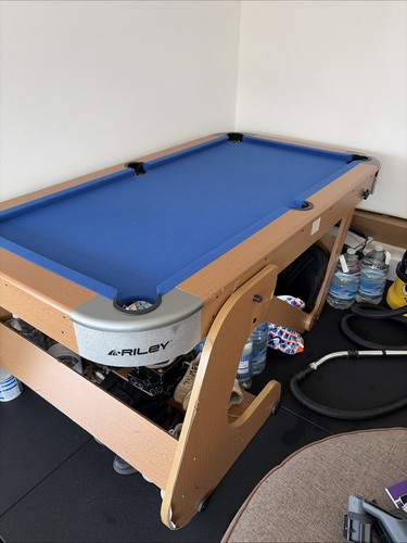 Pool table with balls cues - with, balls,