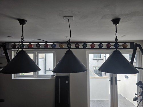 Pool table lights brand new - lights.,
