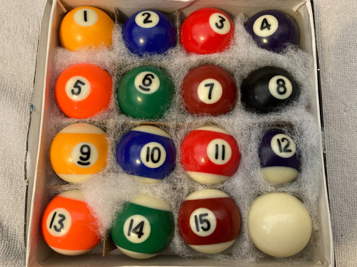 Pool ball set - pool, table