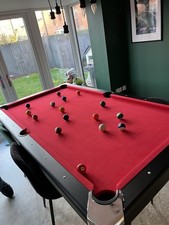 7x4 Full Size Pool Table Vevor