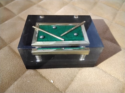 Miniature vintage brass pool - brass,