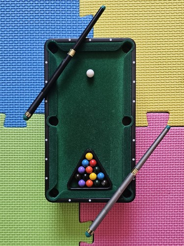 Table top miniature billiard - table,