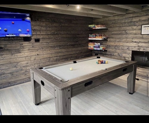 Grey cloth pool dining - pool,