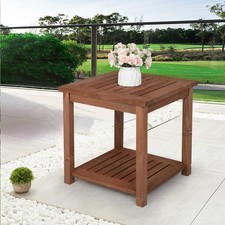 Side Table Solid Wood Indoor