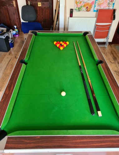 Coin operated pool table - pool,